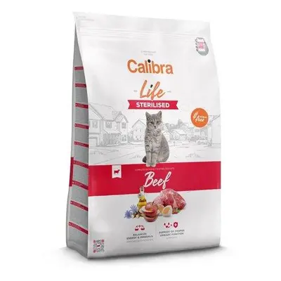 Calibra Cat Life Sterilised Beef 1,5kg granule pro kastrované kočky