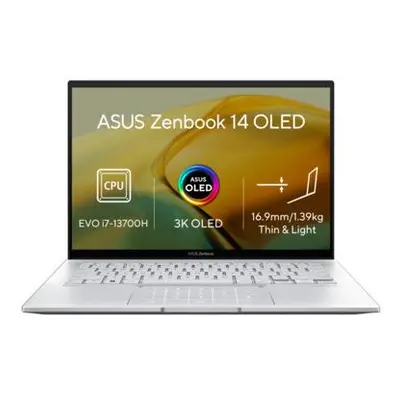 ASUS Zenbook 14 OLED - i7-13700H/16GB/1TB SSD/14"/2,8K/OLED/2y PUR/Win 11 Home/stříbrná, UX3402V