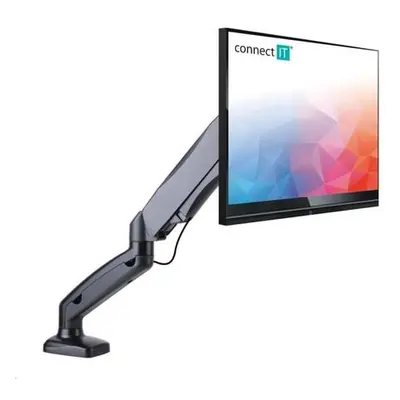 CONNECT IT SingleArm stolní držák na 1 monitor, záruka 30 let, ČERNÝ, CMF-3107-BK