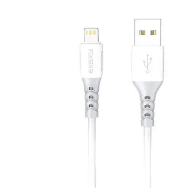 Kabel USB-Lightning Foneng X66, 20W, 3A, 1m (bílý)