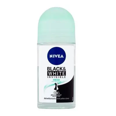 Nivea Kuličkový antiperspirant Invisible Fresh Black&White 48H (Anti-Perspirant) 50 ml