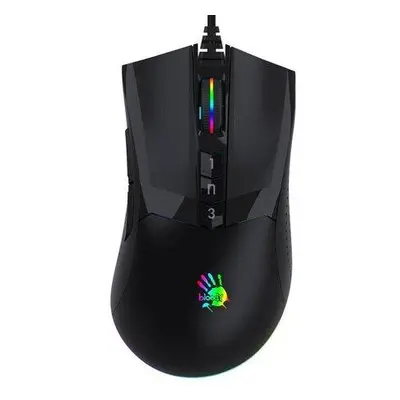 A4tech BLOODY W90 Pro Activated, RGB podsvícená herní myš, 16000 DPI, černá, USB, W90 PRO ACTIVA