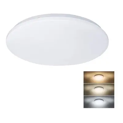 Solight WO788 LED stropní světlo Plain, 3CCT, 24W, 1920lm, 3000K, 4000K, 6000K, kulaté, 38cm