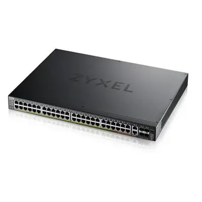 ZyXEL XGS2220-54HP, L3 Access Switch, 600W PoE, 40xPoE+/10xPoE++, 48x1G RJ45 2x10mG RJ45, 4x10G 