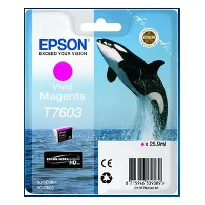 EPSON ink bar ULTRACHROME HD "Kosatka" - Vivid Magenta - T7603 (25,9 ml), C13T76034N10