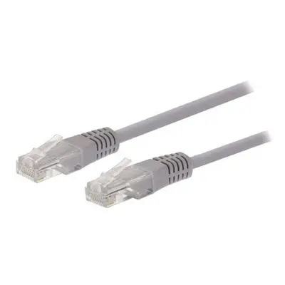 C-Tech CB-PP5-10 patch, Cat5e, UTP, 10m, šedý