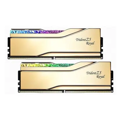 G.SKILL 32GB kit DDR5 7200 CL34 Trident Z5 Royal gold, F5-7200J3445G16GX2-TR5G