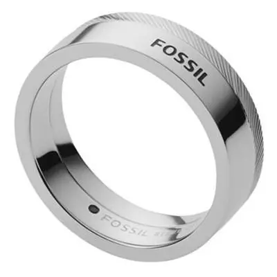 Fossil Elegantní pánský prsten z oceli JF03997040 60 mm