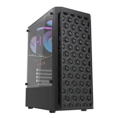 Počítačová skříň Darkflash DK300M Micro-ATX se 3 ventilátory (černá),