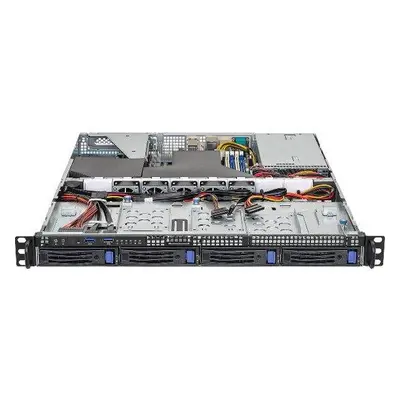 ASRock Rack 1U server 1x AM4, X570, 4x DDR4 ECC, 4x SATA 3,5HS, 2xM.2, PCIe4 x16, 2x 1Gb LAN, 2x