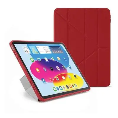 Pipetto puzdro Origami TPU Case pre iPad 10.9" 2022 10th Gen - Dark Red