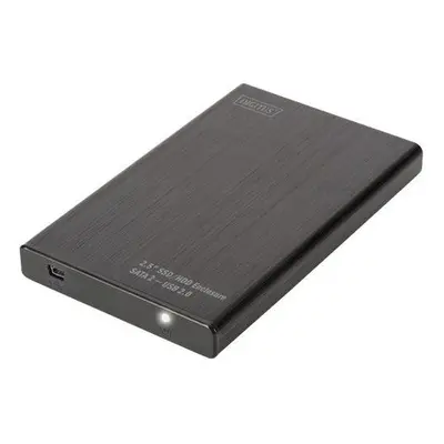 Digitus Externí Hliníkové Pouzdro 2,5 SSD / HDD, SATA III USB 2.0, DA-71104