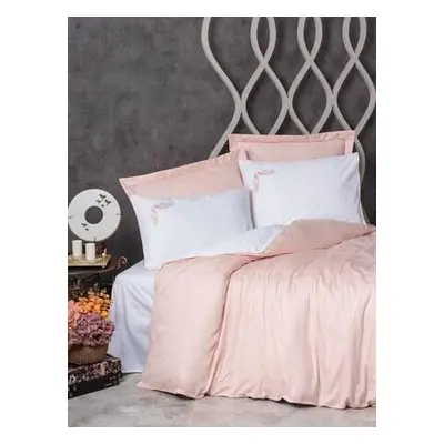 L'essentiel Maison Satin Double Quilt Cover Set Melinda - Pink