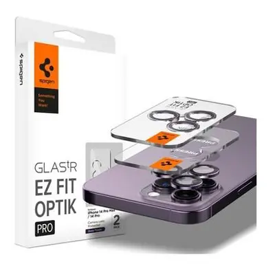 Spigen Glass EZ Fit Optik Pro 2 Pack Deep Purple iPhone 14 Pro/iPhone 14 Pro Max AGL05597