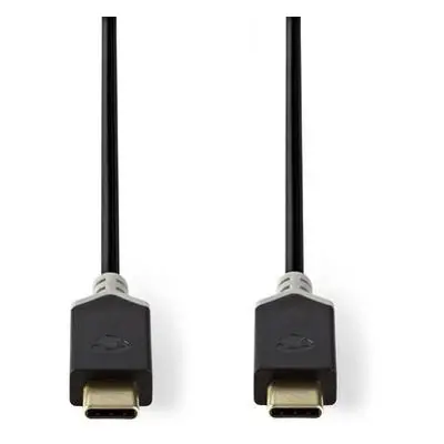 Nedis CCBW64750AT10 - Kabel USB 3.1 (Gen2) | Typ-C Zástrčka - Typ-C Zástrčka | 1 m | Antracit