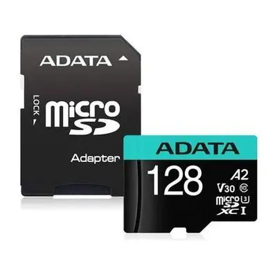 ADATA V30S/micro SDXC/128GB/100MBps/UHS-I U3 / Class 10/+ Adaptér