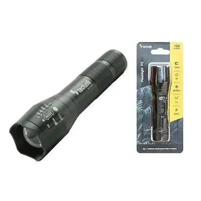 Technik Flashlight P5 nabíjecí svítilna 150lm LED kovová ZOOM