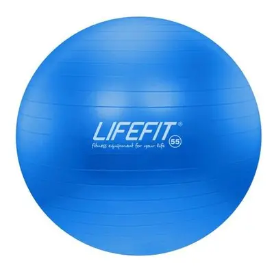 Gymnastický míč LIFEFIT ANTI-BURST 55 cm, modrý