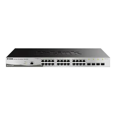 D-Link DGS-1210-28/ME/E 28-Port Gigabit Smart Switch with 4 SFP slots, Metro Ethernet, DGS-1210-