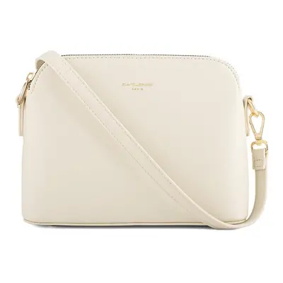 David Jones Dámská crossbody kabelka CM6938 Creamy White