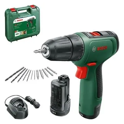 BOSCH EasyDrill 1200 akumulátorový vrtací šroubovák, 30 Nm, 10mm rychloupínací sklíčidlo, 2x aku