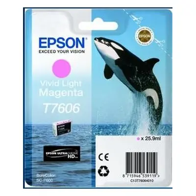 EPSON ink bar ULTRACHROME HD "Kosatka" - Vivid Light Magenta - T7606 (25,9 ml), C13T76064N10