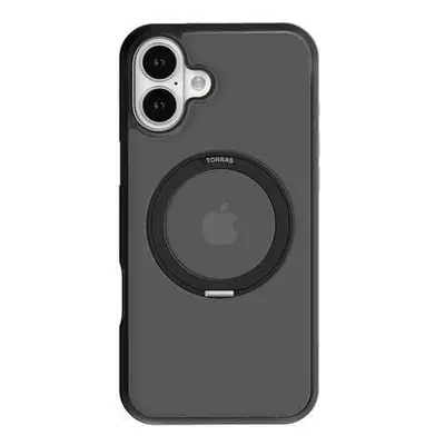 Torras Ostand Pro Case for iPhone 16 Plus (Black)