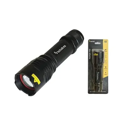 Technik Flashlight P25 nabíjecí svítilna 800lm LED kovová ZOOM