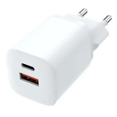 Solight DC75 USB-C + USB-A fast charger GaN 33W PD, DC75