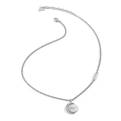 Guess Jemný ocelový náhrdelník s krystaly Moon Phases JUBN01189JWRHT/U