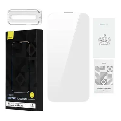 Tempered Glass Baseus 0.4mm Iphone 13/13 Pro/14 + cleaning kit 6932172626266