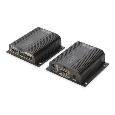 Digitus Sada HDMI Extender, 50 m přes síťový kabel (CAT 6 / 6a / 7), EDID, 1x výstup HDMI Loop o