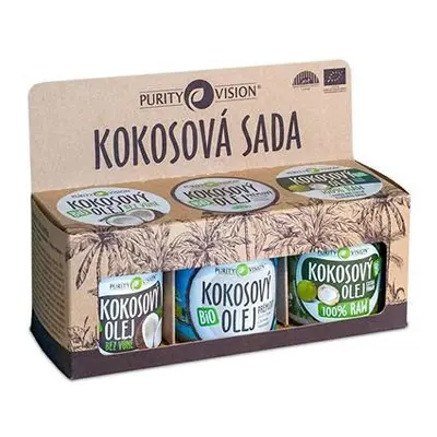 Purity Vision Kokosová sada 3 x 120 ml