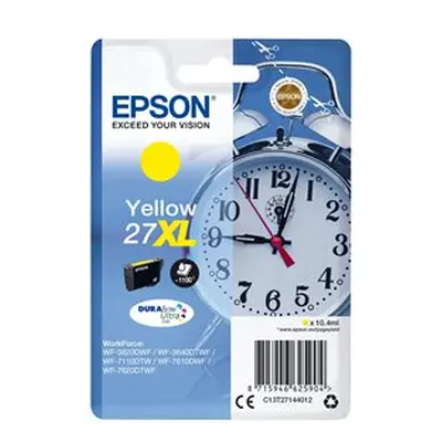 Epson inkoustová náplň/ T2714/ Singlepack 27XL DURABrite Ultra Ink/ Žlutá, C13T27144012