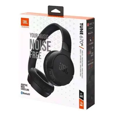 JBL Tune 670NC Bluetooth Wireless On-Ear Headphones Black EU