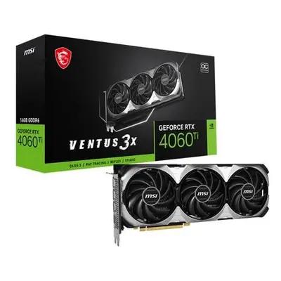 MSI GeForce RTX 4060 Ti VENTUS 3X 16G OC, RTX 4060 Ti VENTUS 3X 16G OC