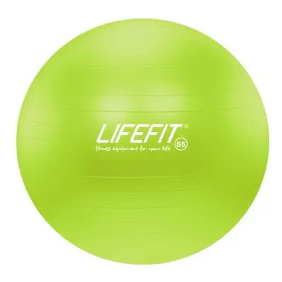 Gymnastický míč LIFEFIT ANTI-BURST 55 cm, zelený