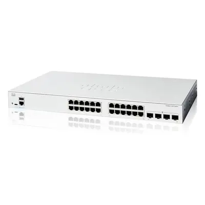 Cisco Catalyst switch C1200-24T-4X (24xGbE,4xSFP+,fanless), C1200-24T-4X