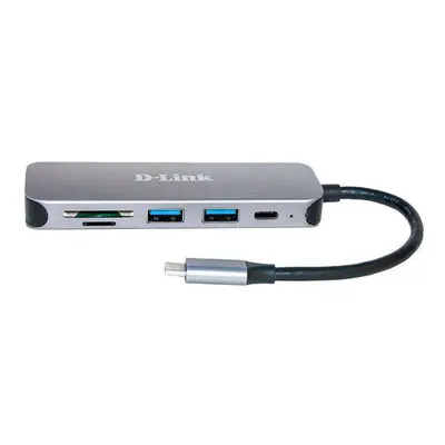 D-Link DUB-2325/E 5-in-1 USB-C Hub with Card Reader, DUB-2325/E