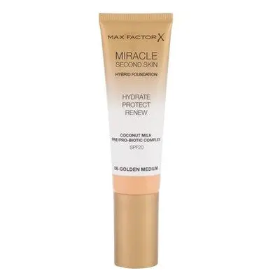 Max Factor Pečující make-up pro přirozený vzhled pleti Miracle Touch Second Skin SPF 20 (Hybrid 