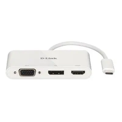 D-Link 3-in-1 USB-C to HDMI/VGA/DisplayPort Adapter, DUB-V310