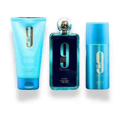 Afnan 9AM Dive - EDP 100 ml + deodorant ve spreji 150 ml + sprchový gel 150 ml