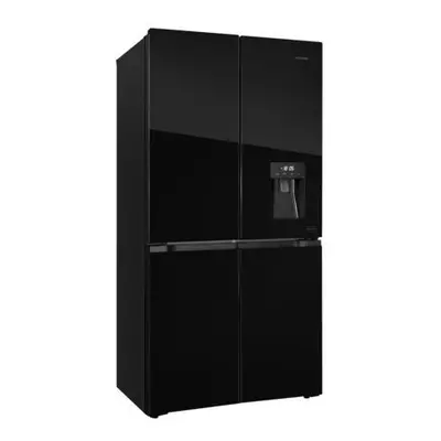 Concept Americká lednice s dávkovačem vody LA8891bc BLACK