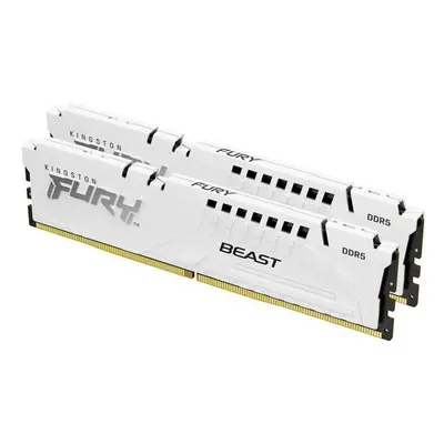 Kingston FURY Beast DDR5 32GB (Kit 2x16GB) 6400MT/s DIMM CL32 EXPO White, KF564C32BWEK2-32