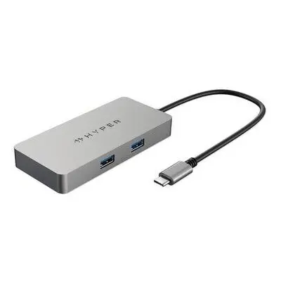 Hyper USB-C Hub HyperDrive 5-Port - Silver, HDMB2