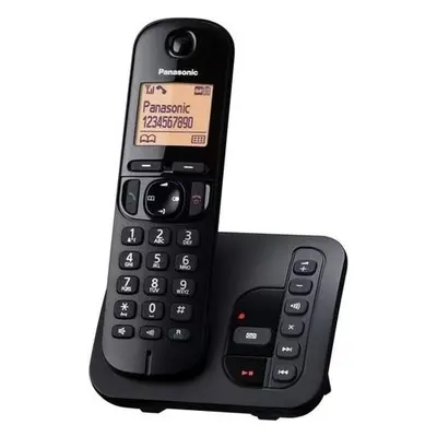 Panasonic KX-TGC220FXB, bezdrát. telefon, černý, KX-TGC220FXB