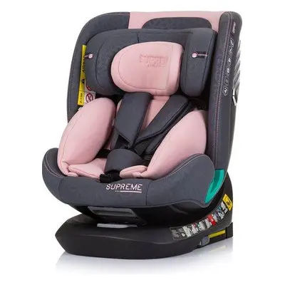 CHIPOLINO Autosedačka Supreme i-Size 40-150cm Isofix 360, Flamingo