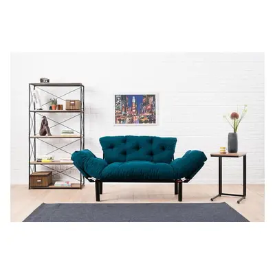 Atelier del Sofa 2-Seat Sofa-Bed Nitta - Petrol Blue