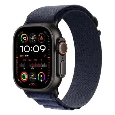 Apple Watch 49/44/45/46mm námořnicky modrý alpský tah s černým titanem L