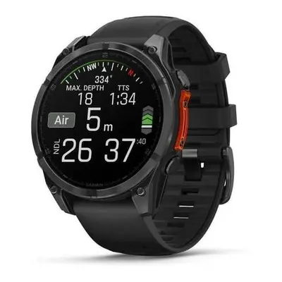 Garmin fenix 8 – 47 mm, AMOLED, SIate Grey, silikonový řemínek